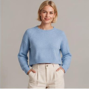 Nord Glød Raglan strikket i Chunky-garn