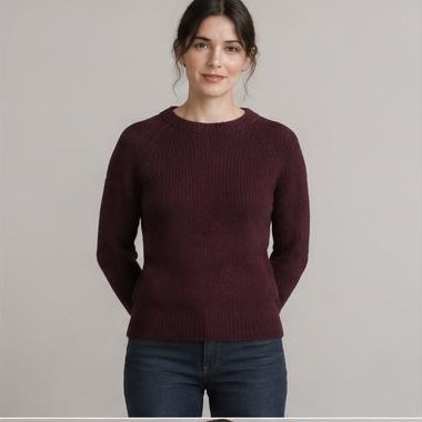 Skov Spor Raglan strikket i Fingering-garn