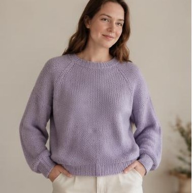 Rav Sti Raglan strikket i DK-garn