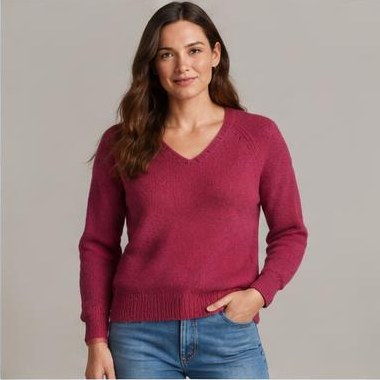 Nord Horisont Raglan strikket i Chunky-garn