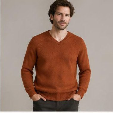 Lyng Glød Raglan strikket i Chunky-garn