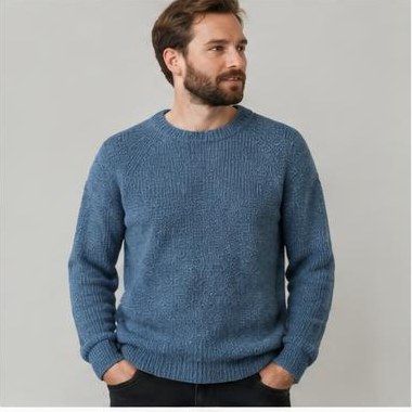 Klint Brise Raglan strikket i Aran-garn