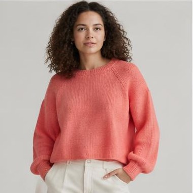 Sommer Ro Raglan strikket i DK-garn