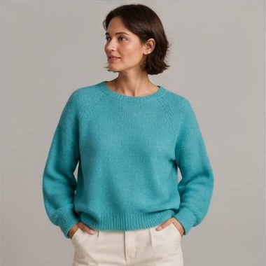 Eng Lys Raglan strikket i Sport-garn