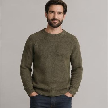 Hav Drøm Raglan strikket i Fingering-garn