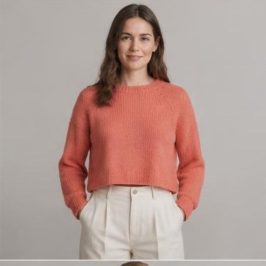 Skov Glød Raglan strikket i Chunky-garn