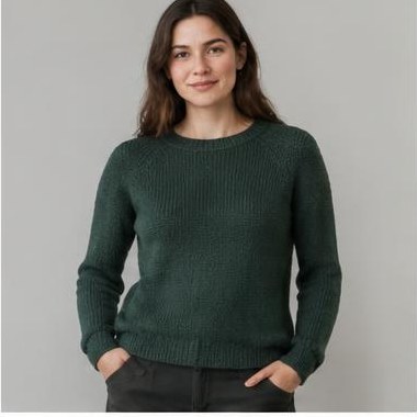 Eng Spor Raglan strikket i Fingering-garn
