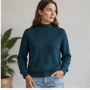Aften Drøm Raglan strikket i Fingering-garn