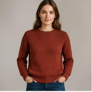 Birk Sti Raglan strikket i DK-garn