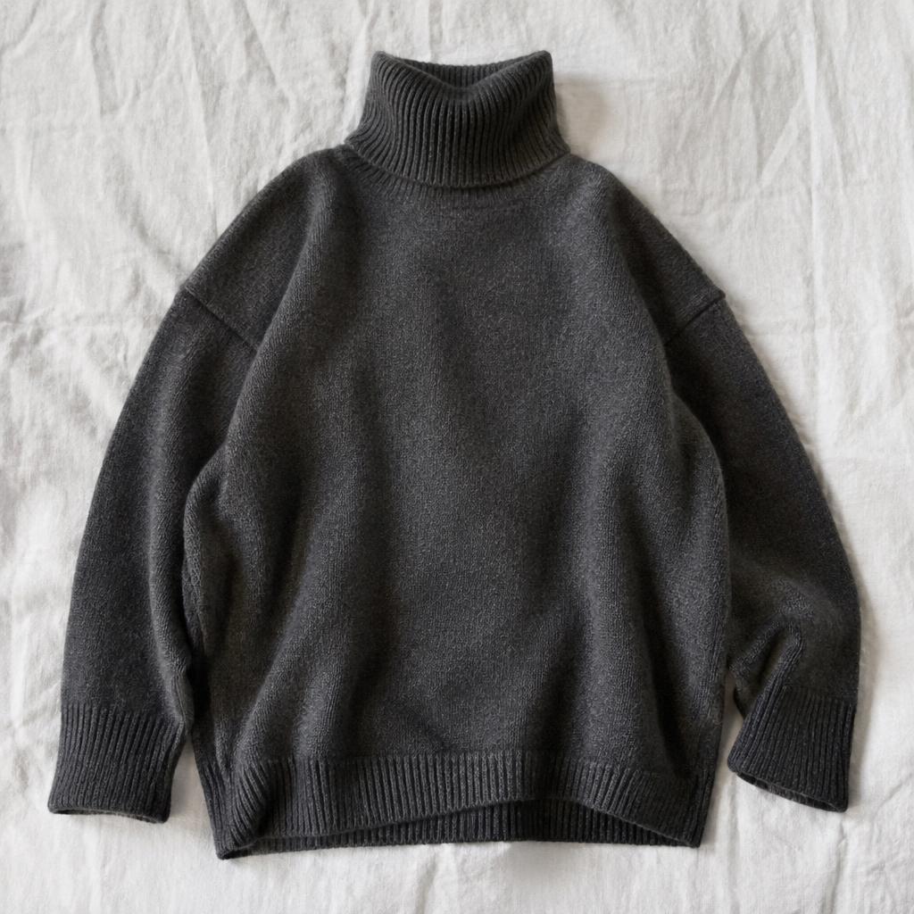 Brun Chunky Sweater — strikkeopskrift på sweater i chunky (meget tyk)-garn, raglan