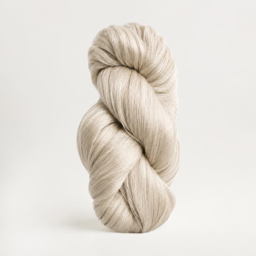 Flodgarn Sand Lyocell — lyocell garn i sport til strikkeopskrifter