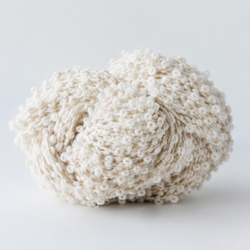 Syren Spind Sky Bouclé — uld · bouclé garn i chunky (meget tyk) til strikkeopskrifter